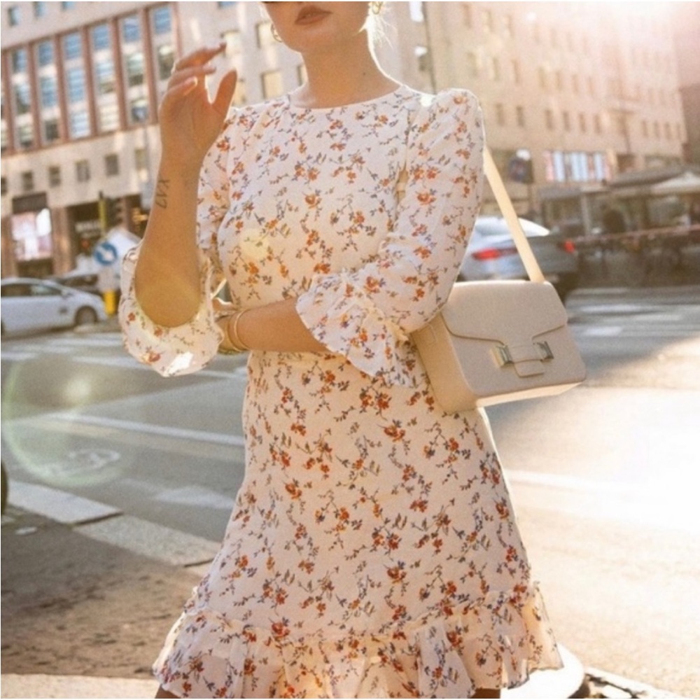 REFORMATION doutzeb mini dress